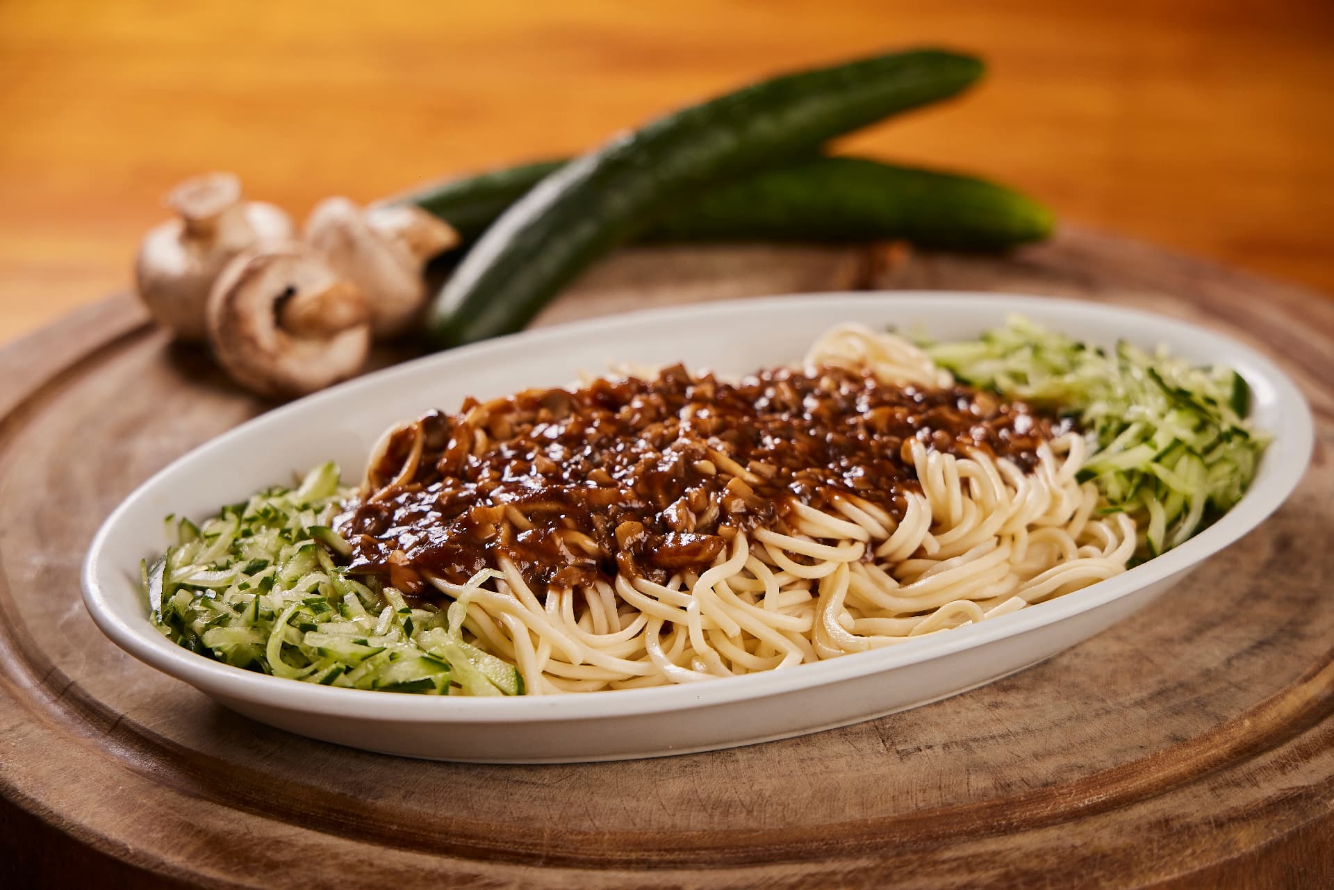 Macarrão com Missô Vegetariano